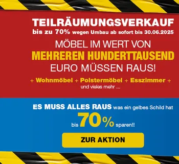 Teilräumungsverkauf